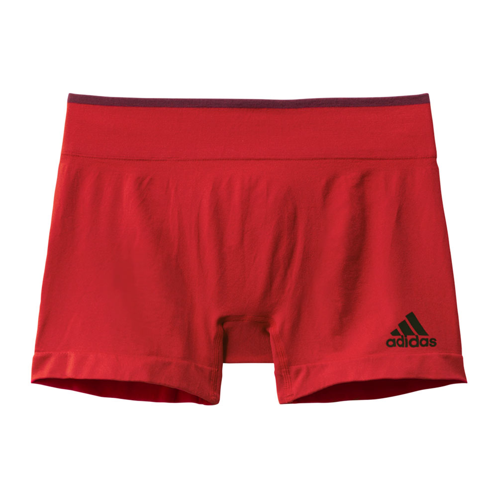 アディダス adidas スポーツショーツ メンズ ボクサーブリーフ 前閉じ 吸汗速乾 ストレッチ(RE-レッド-M)