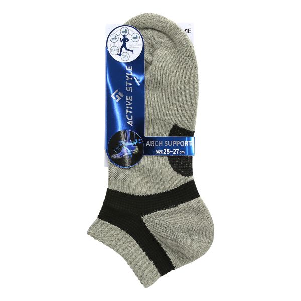 グンゼ GUNZE アクティブスタイル スニーカー丈ソックス 靴下 メンズ スポーツソックス