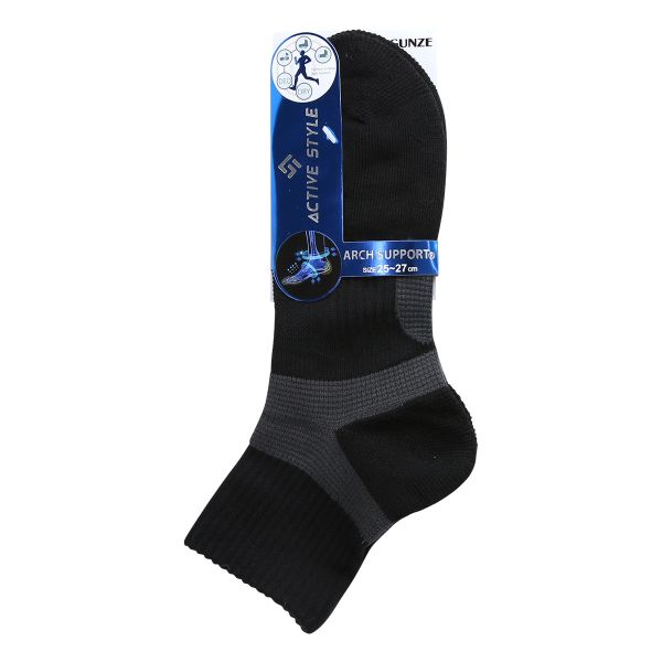 グンゼ GUNZE アクティブスタイル クルー丈ソックス 靴下 メンズ スポーツソックス