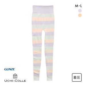 グンゼ GUNZE ウチコレ UCHICOLLE ボトムス レディース ナイトレギンス 細身 スキニー AUQ503