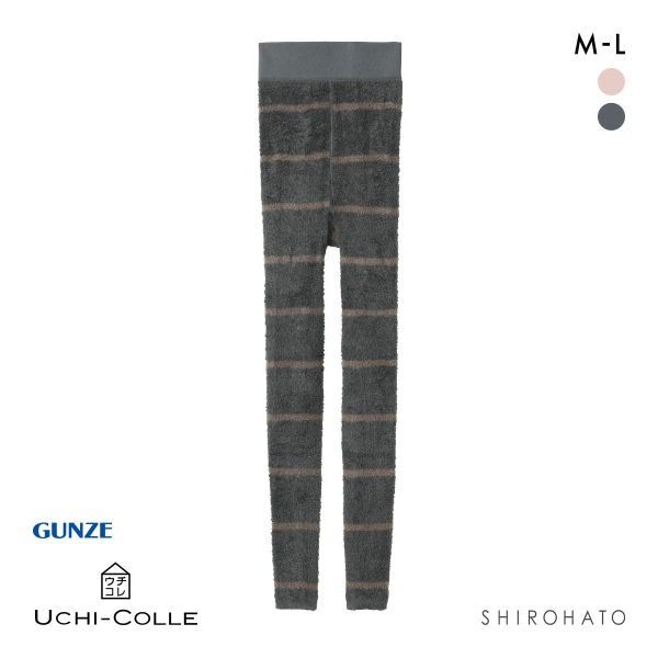 グンゼ ウチコレ 履くだけスッキリナイトレギンス レディース ルームウェア 着圧 GUNZE
