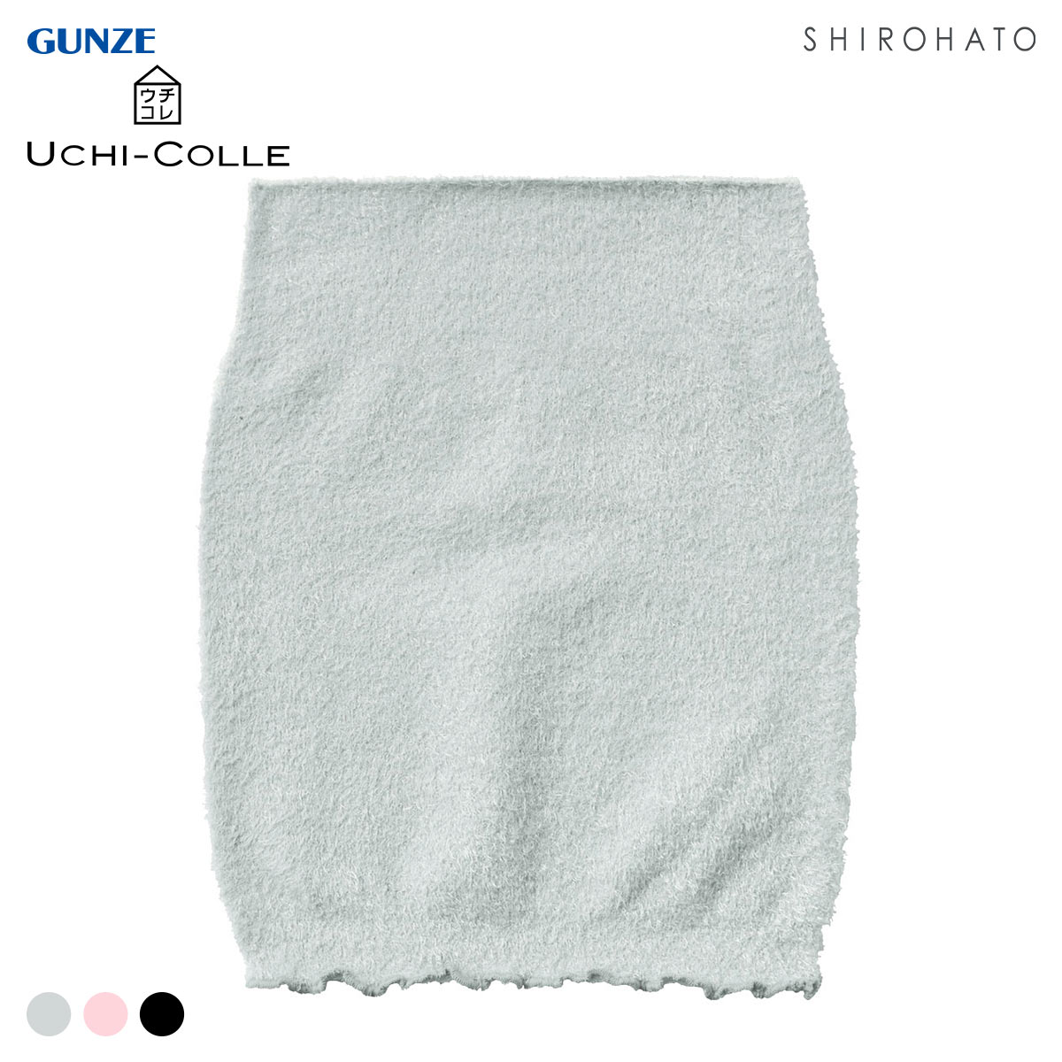 グンゼ UCHI-COLLE おやすみナイト腹巻 マシュマロタイプ レディース はらまき 23-25cm GUNZE ウチコレ(LGY-薄グレー-Free)