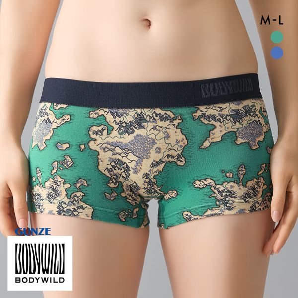 20%OFF【メール便(15)】 グンゼ ボディワイルド レディース デザインプリント ボクサーパンツ BODYWILD GUNZE 20%OFF【メール便(15)】 グンゼ ボディワイルド レディース デザインプリント ボクサーパンツ BODYWILD GUNZE
