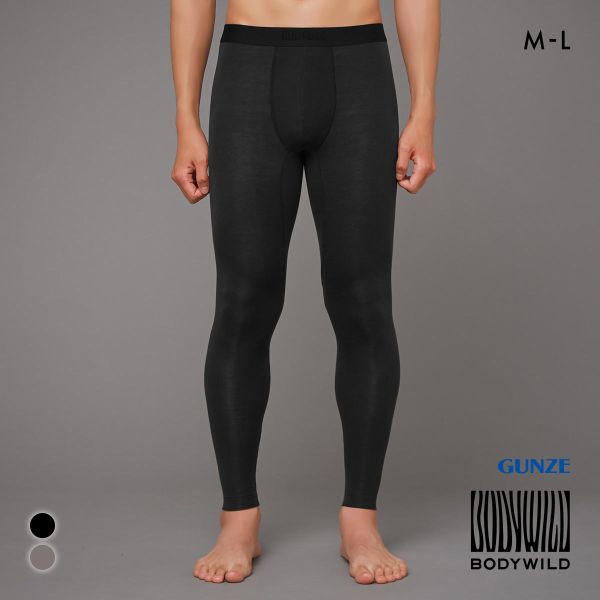 グンゼ BODY WILD カットオフ タイツ メンズ GUNZE ボディワイルド 前とじ