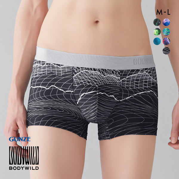 グンゼ GUNZE ボディワイルド BODY WILD ボクサーパンツ メンズ 日本製 吸汗速乾 前とじ