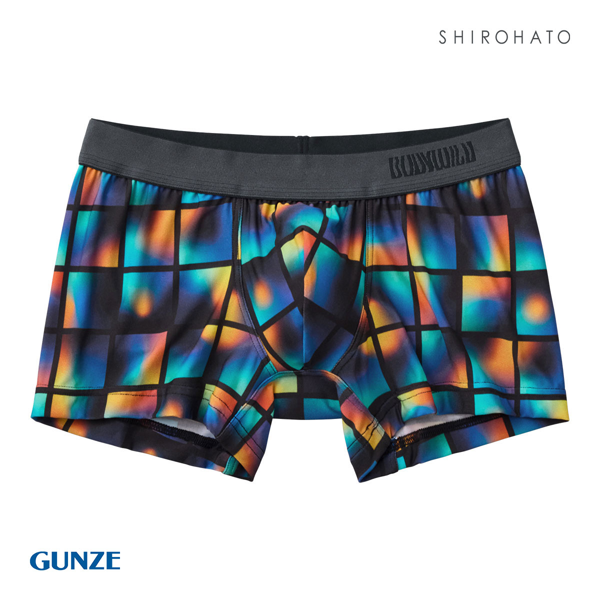 グンゼ GUNZE ボディワイルド BODY WILD ボクサーパンツ メンズ 日本製 前とじ 吸汗速乾(MLT-マルチ-M)