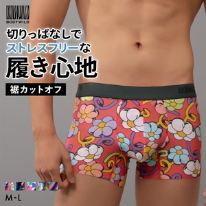 グンゼ BODY WILD インクジェットプリント 総柄 ボクサーパンツ メンズ 前とじ GUNZE ボディワイルド