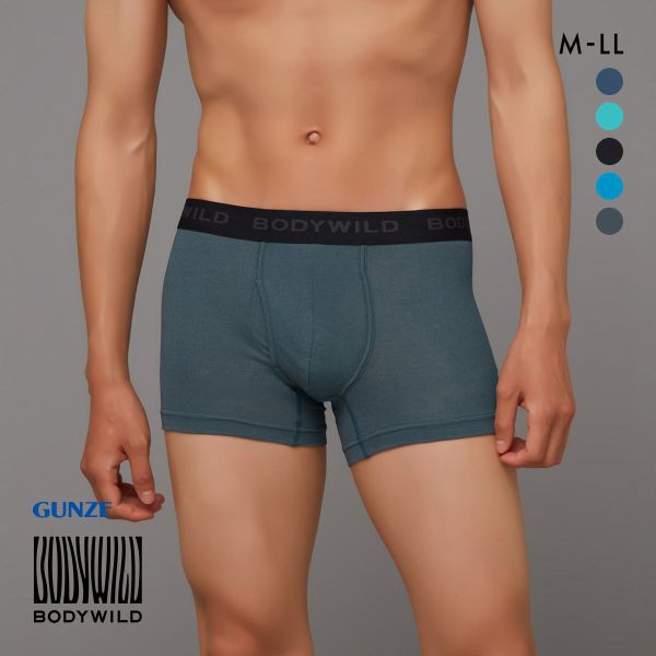 グンゼ GUNZE ボディワイルド BODY WILD ボクサーパンツ メンズ 前あき 綿混素材