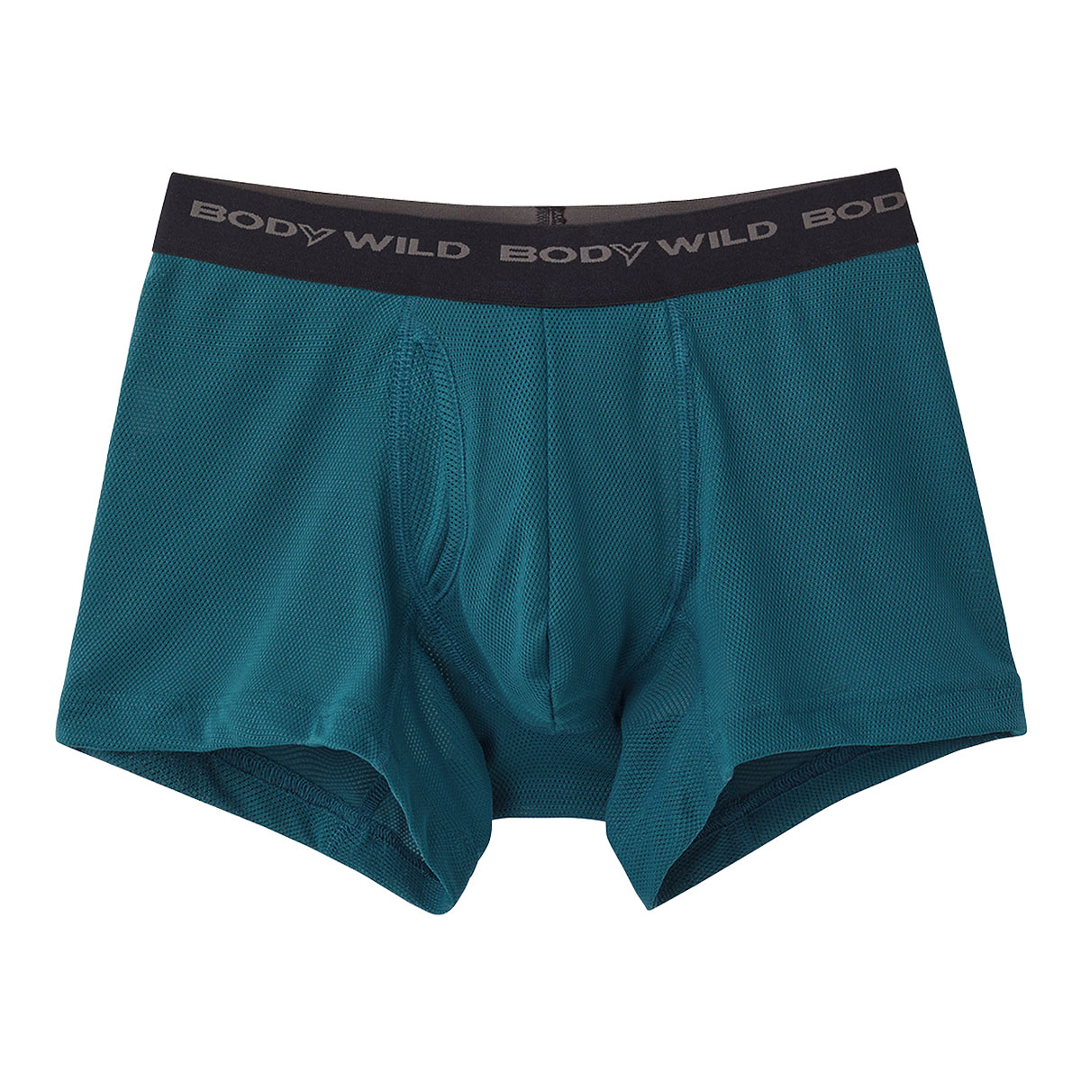 グンゼ GUNZE ボディワイルド BODY WILD ボクサーパンツ メンズ 吸汗速乾 メッシュ BWB084J(BGR-ブルーグリーン-M)