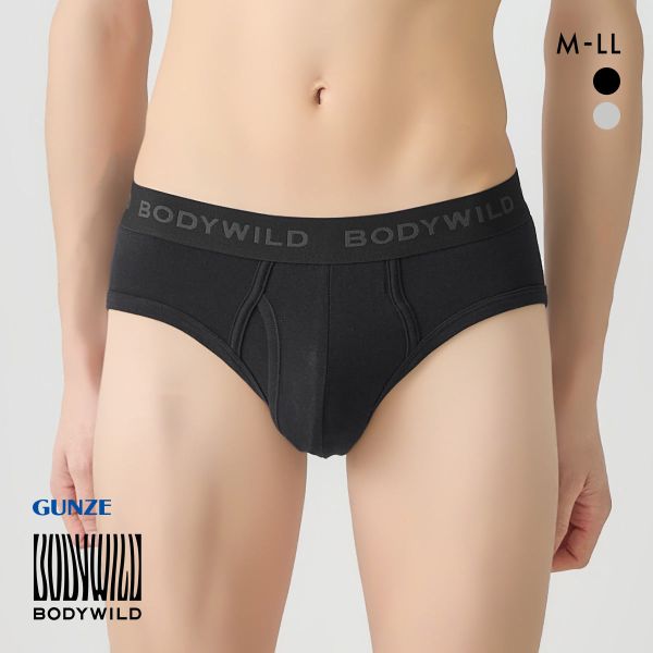 ボディワイルド ブリーフ 綿混 前あき メンズ BODYWILD