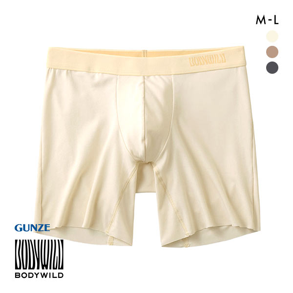 グンゼ GUNZE ボディワイルド BODY WILD セミロングボクサーパンツ 日本製 メンズ 前閉じ