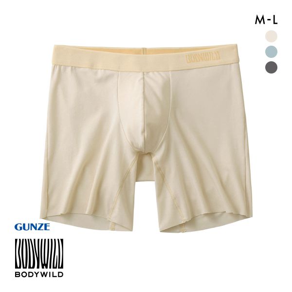 グンゼ GUNZE ボディワイルド BODY WILD セミロングボクサーパンツ メンズ 前とじ