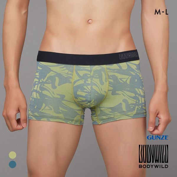 グンゼ BODY WILD ウェープ柄 ジャカード ボクサーパンツ メンズ GUNZE ボディワイルド