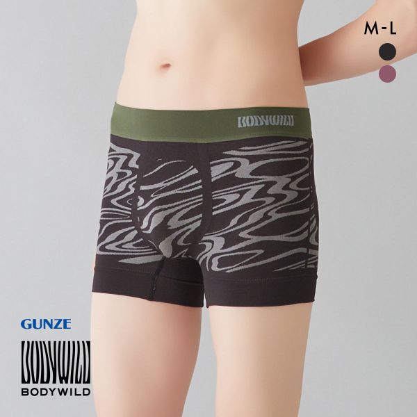 グンゼ GUNZE ボディワイルド BODY WILD ボクサーパンツ メンズ 前とじ 立体成型 軽量
