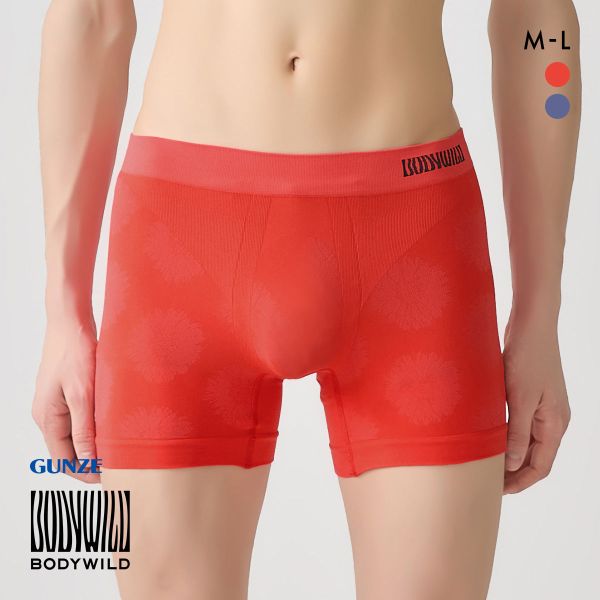 ボディワイルド ボクサーパンツ 立体成型 抗菌防臭 メンズ 前閉じ BODYWILD