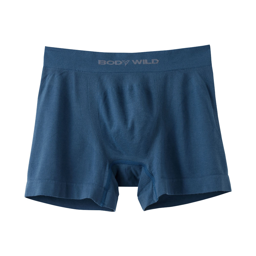 グンゼ GUNZE ボディワイルド BODYWILD ボクサーパンツ メンズ 前とじ 立体成型 ソリッド(BGR-ブルーグリーン-M)