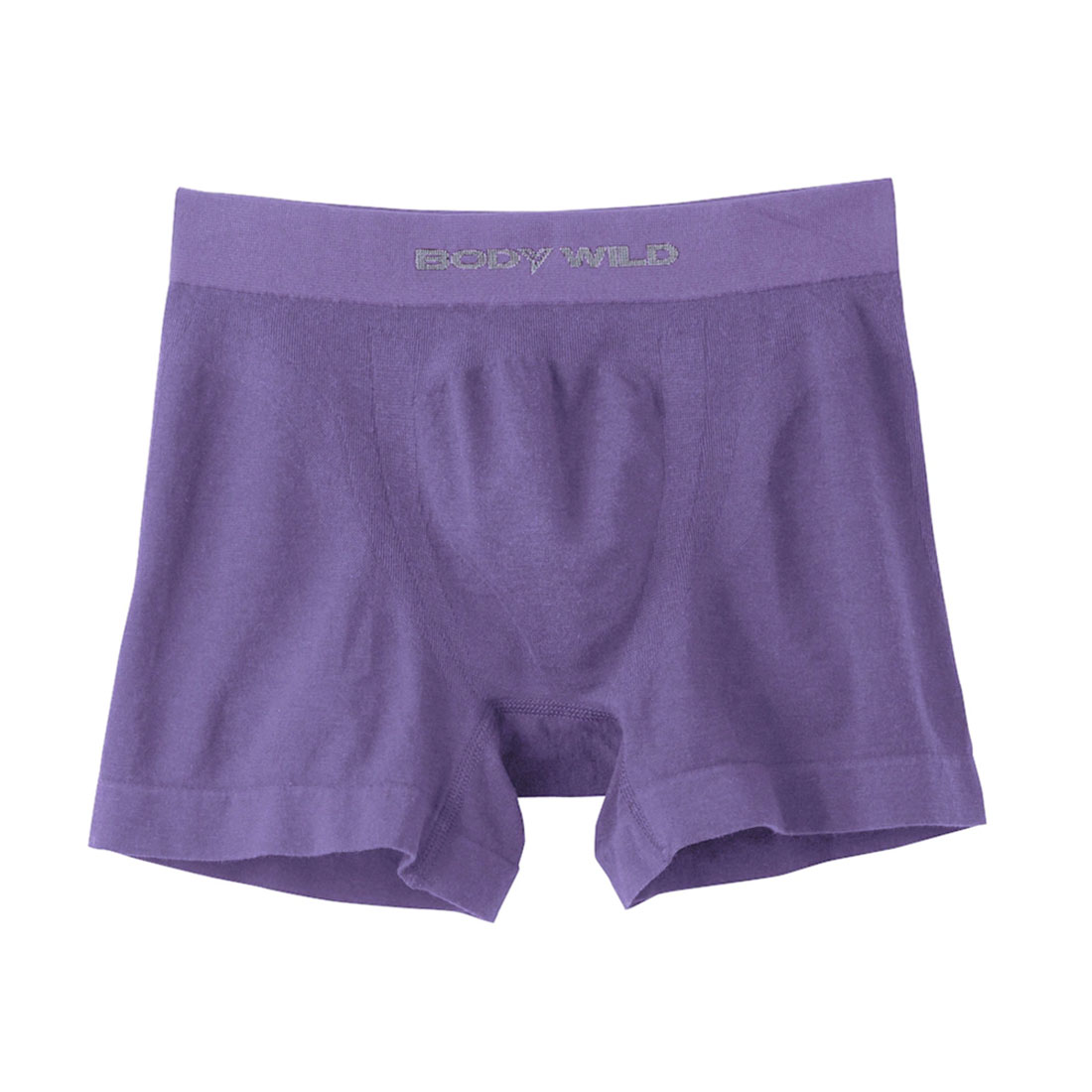 グンゼ GUNZE ボディワイルド BODYWILD ボクサーパンツ メンズ 前とじ 立体成型 ソリッド(LPU-薄パープル-M)