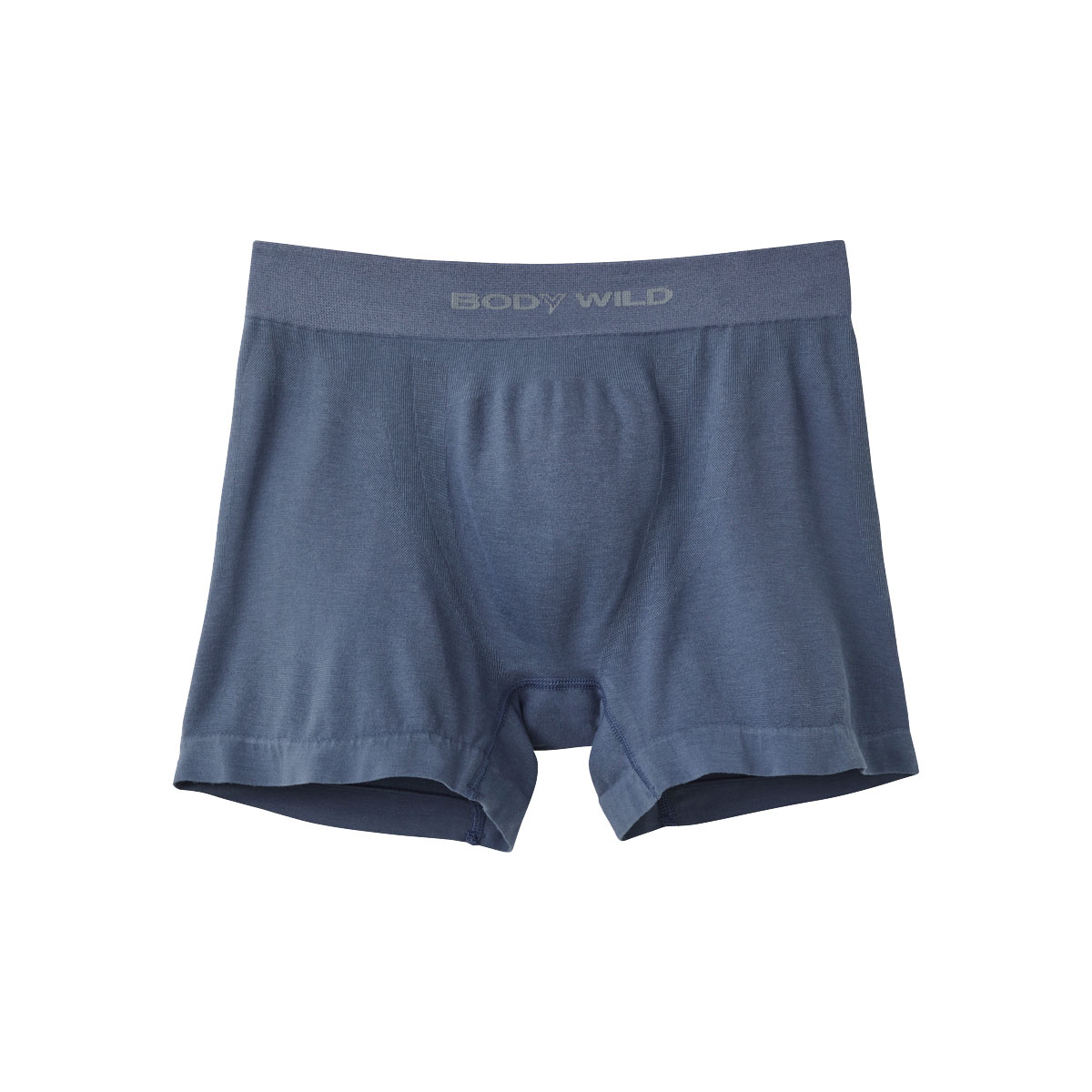 グンゼ GUNZE ボディワイルド BODYWILD ボクサーパンツ メンズ 前とじ 立体成型 ソリッド(DBU-濃ブルー-M)