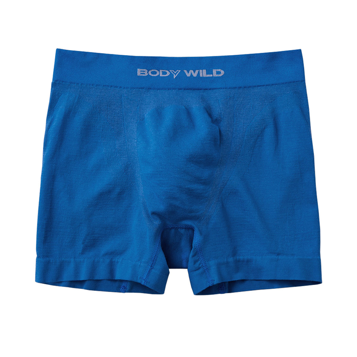 グンゼ GUNZE ボディワイルド BODYWILD ボクサーパンツ メンズ 前とじ 立体成型 ソリッド(LBU-薄ブルー-M)