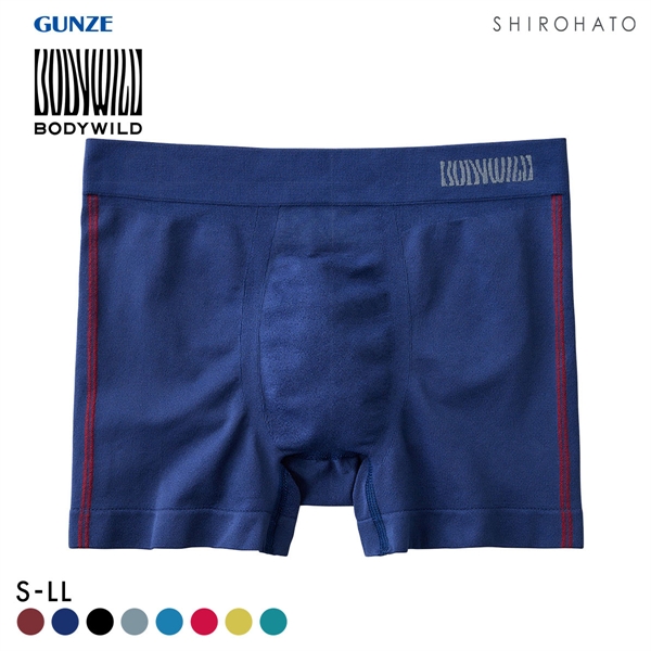 グンゼ GUNZE ボディワイルド BODY WILD ボクサーパンツ メンズ 日本製 前とじ 3D-Boxer 立体成型