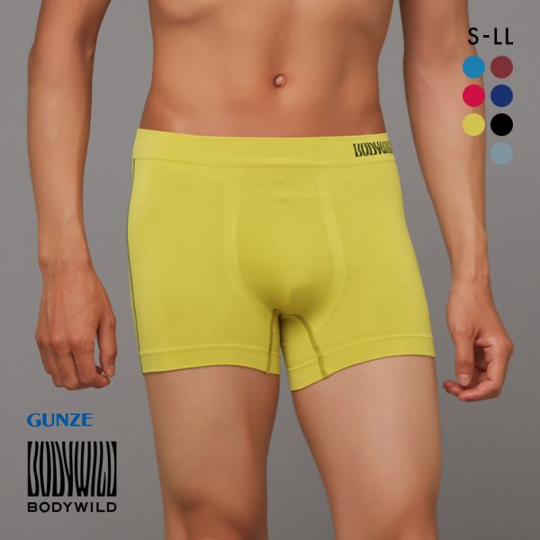 グンゼ GUNZE ボディワイルド BODY WILD ボクサーパンツ メンズ 日本製 前とじ 3D-Boxer 立体成型