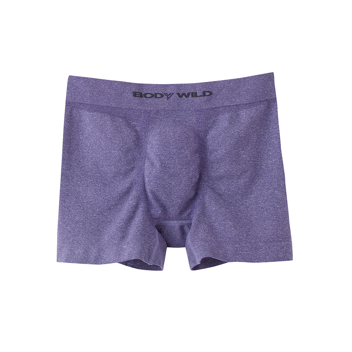 グンゼ GUNZE ボディワイルド BODYWILD ボクサーパンツ メンズ 前とじ 立体成型 メランジ調(PU-パープル-M)