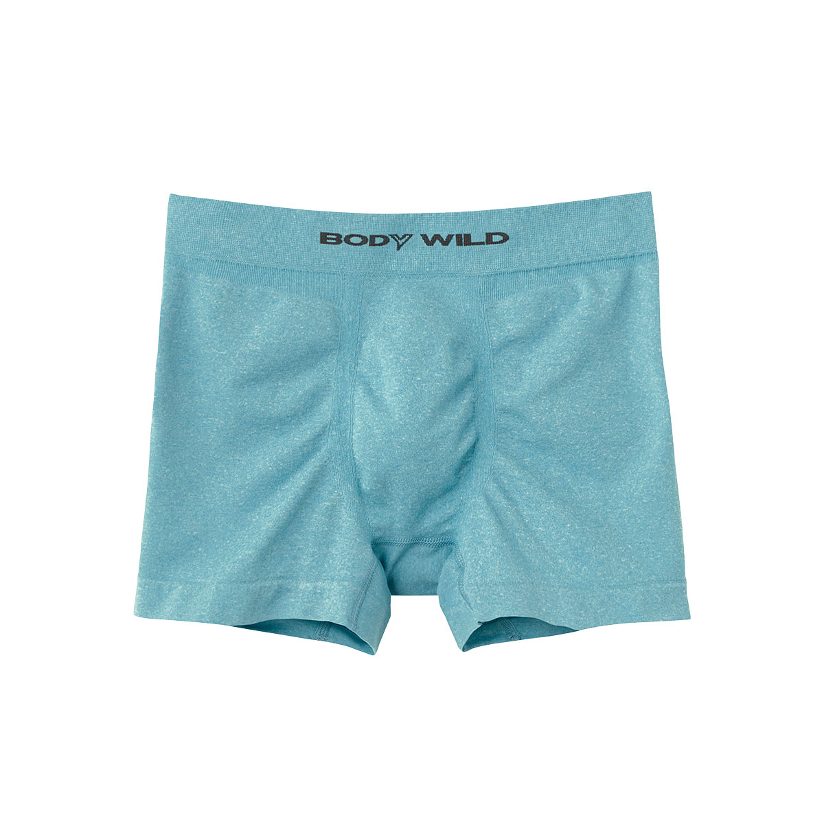 グンゼ GUNZE ボディワイルド BODYWILD ボクサーパンツ メンズ 前とじ 立体成型 メランジ調(AQ-アクア-M)