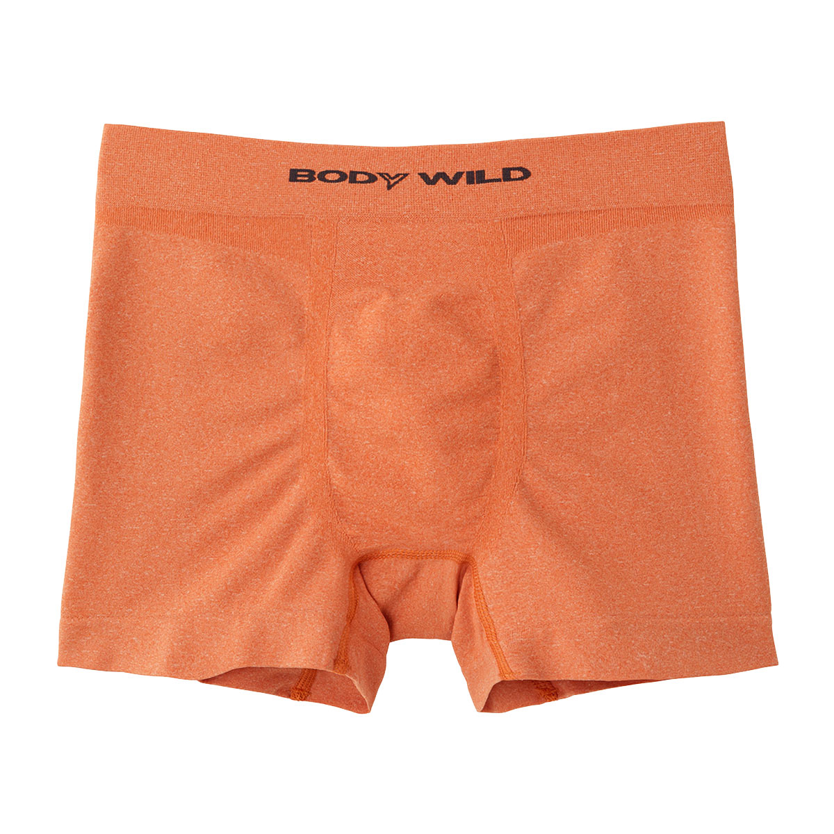グンゼ GUNZE ボディワイルド BODYWILD ボクサーパンツ メンズ 前とじ 立体成型 メランジ調(OR-オレンジ-M)