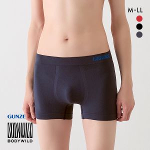 グンゼ GUNZE ボディワイルド BODY WILD ボクサーパンツ メンズ 日本製 3D-Boxer 立体成型 前閉じ メッシュ