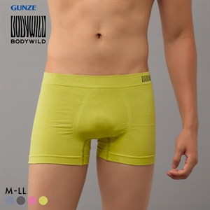 グンゼ BODY WILD 3D-Boxer メランジ調 ボクサーパンツ メンズ 立体成型 前とじ GUNZE ボディワイルド