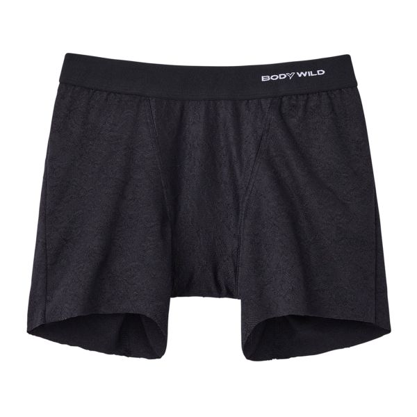 グンゼ GUNZE ボディワイルド BODY WILD ジェンダーニュートラル ラッセルレース セミロング ボクサーパンツ メンズ レディース 前とじ