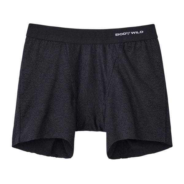 グンゼ GUNZE ボディワイルド BODY WILD ジェンダーニュートラル ラッセルレース セミロング ボクサーパンツ メンズ レディース 前とじ