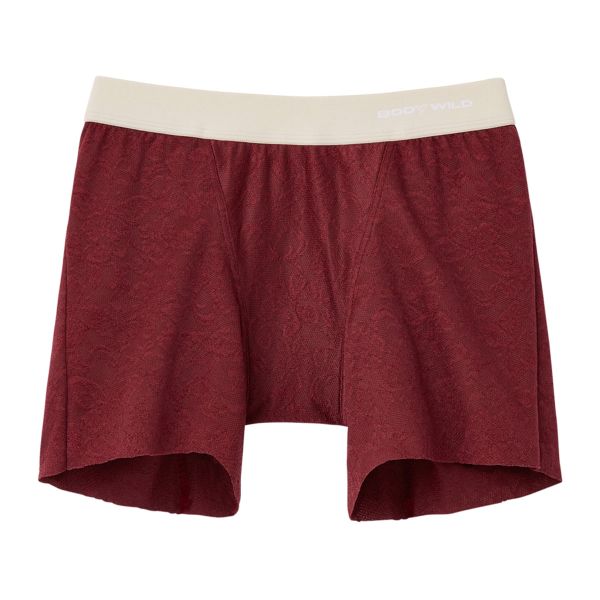グンゼ GUNZE ボディワイルド BODY WILD ジェンダーニュートラル ラッセルレース セミロング ボクサーパンツ メンズ レディース 前とじ