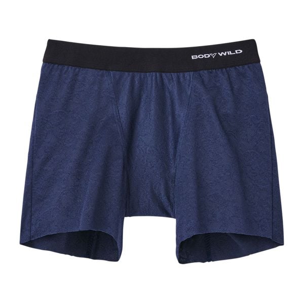 グンゼ GUNZE ボディワイルド BODY WILD ジェンダーニュートラル ラッセルレース セミロング ボクサーパンツ メンズ レディース 前とじ