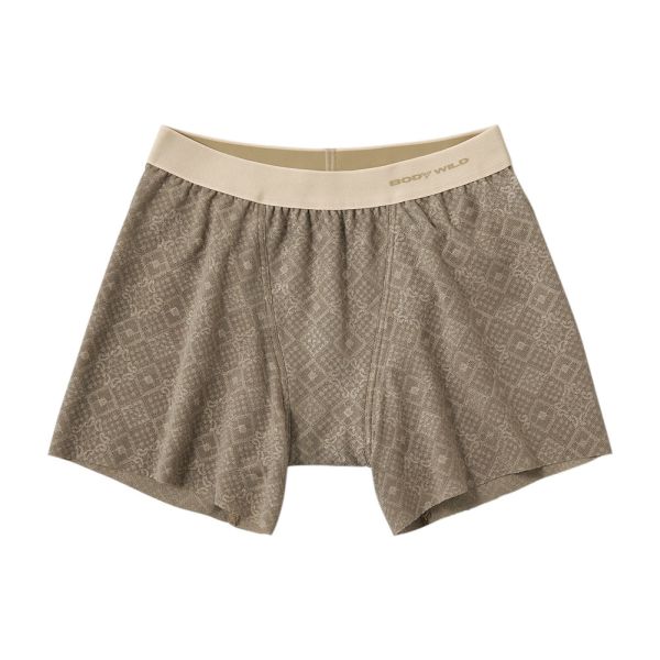 グンゼ GUNZE ボディワイルド BODY WILD ジェンダーニュートラル ラッセルレース セミロング ボクサーパンツ メンズ レディース 前とじ