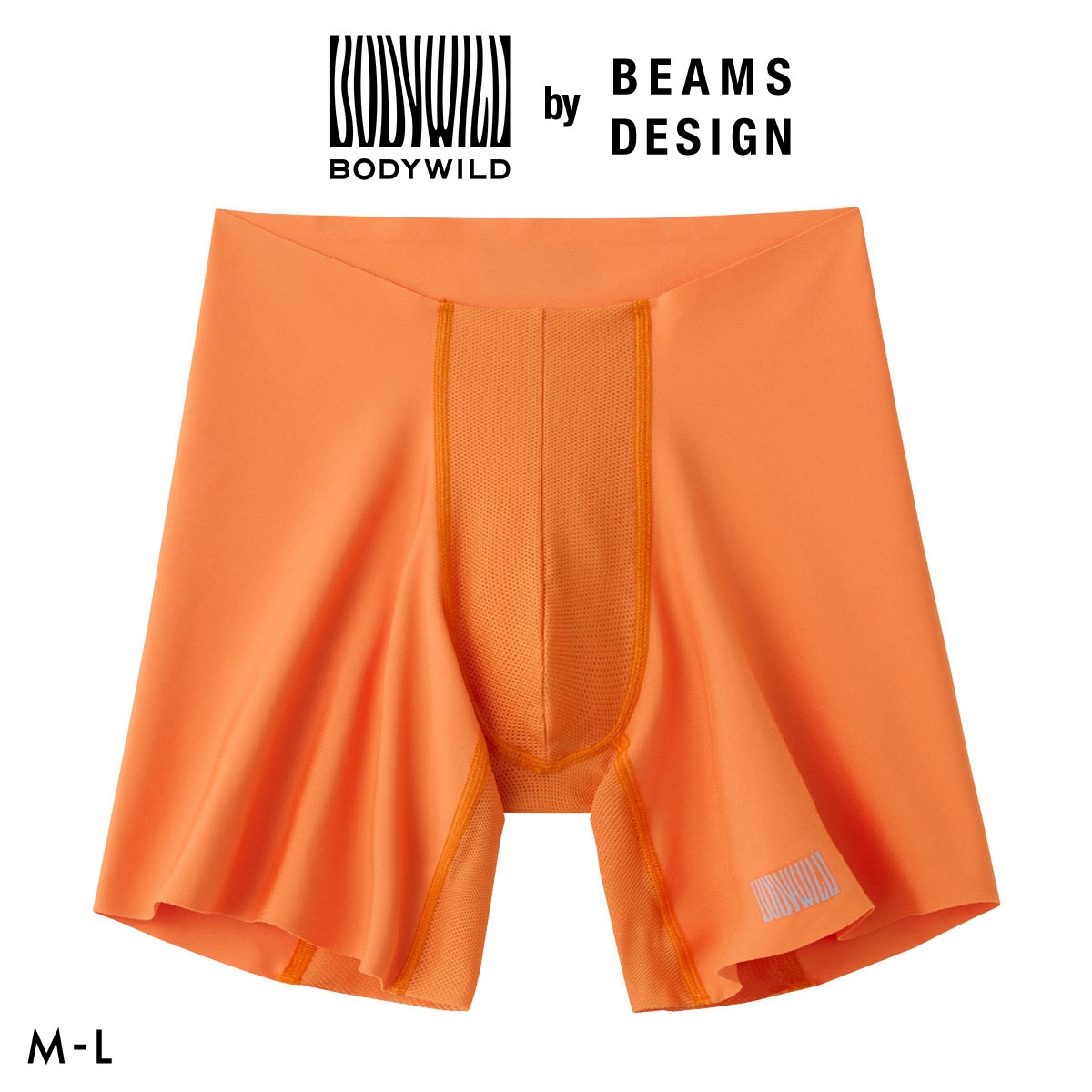 グンゼ BODY WILD by BEAMS DESIGN エアーズ ロングタイプ ボクサーパンツ AIRZ メンズ ビームス GUNZE ボディワイルド(OR-オレンジ-M)