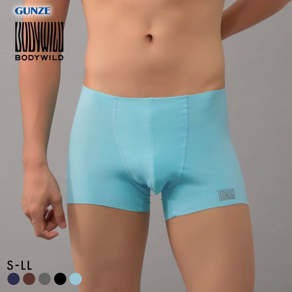 グンゼ BODY WILD AIRZ カットオフ ボクサーパンツ メンズ ナイロンタイプ 前とじ GUNZE ボディワイルド エアーズ