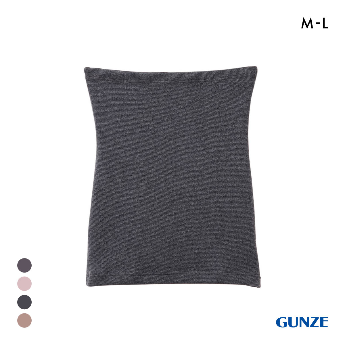 グンゼ GUNZE しっかりあたためるなら、極厚ふっくら腹巻 シーファー CFA 腹巻 冷え知らず 裏起毛 吸湿発熱(BK-ブラック-M-L)