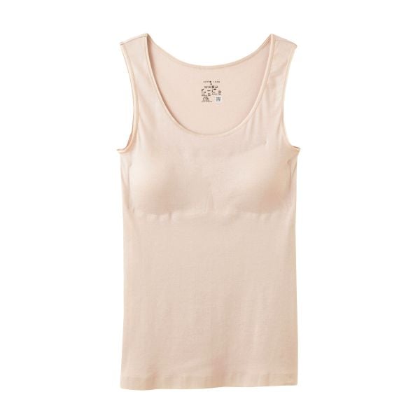 グンゼ GUNZE シーファー CFA エジプト綿100％ パッド付き タンクトップ インナー レディース