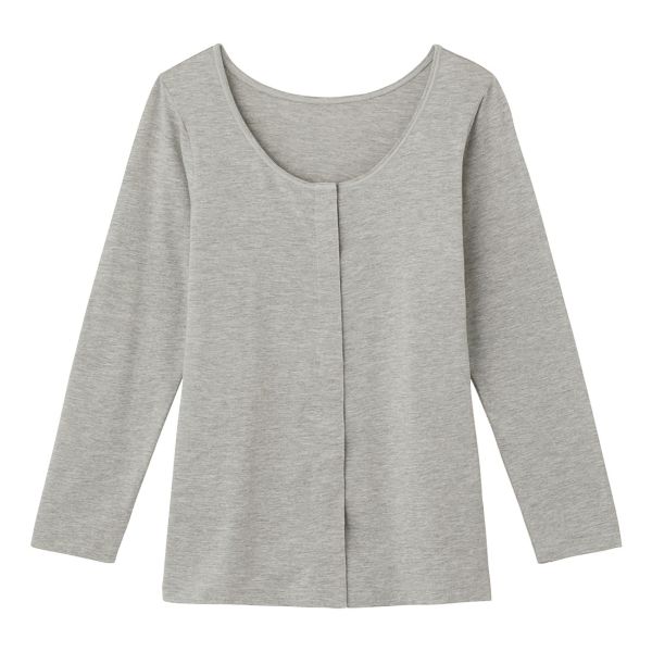 グンゼ GUNZE セルフェア SELFEAR クリップインナー レディース 8分袖 フェムテック セルフケア