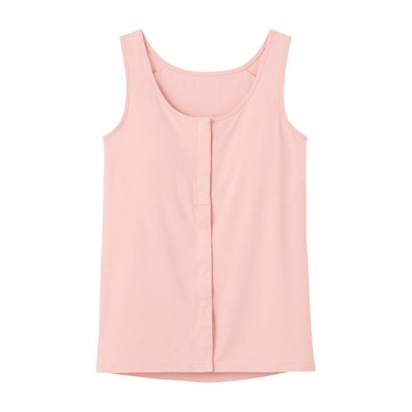 グンゼ GUNZE セルフェア SELFEAR クリップインナー レディース タンクトップ カップ付 前開き フェムテック セルフケア