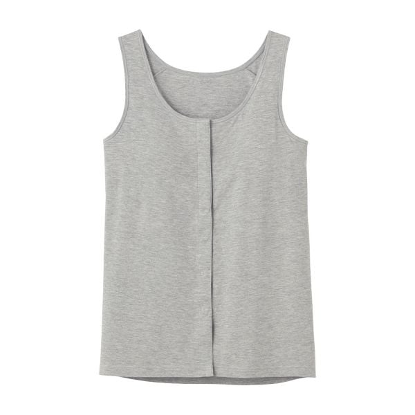 グンゼ GUNZE セルフェア SELFEAR クリップインナー レディース タンクトップ カップ付 前開き フェムテック セルフケア