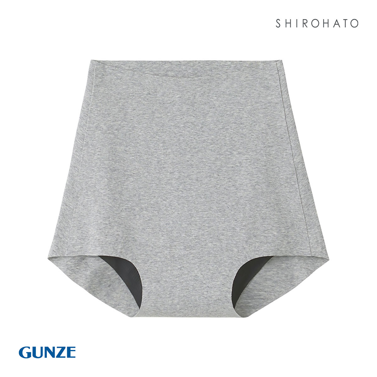 グンゼ GUNZE セルフェア SELFEAR 1分丈 吸水ショーツ レディース フェムテック セルフケア ひびきにくい 吸水量30cc 単品(HGY-杢グレー-M)