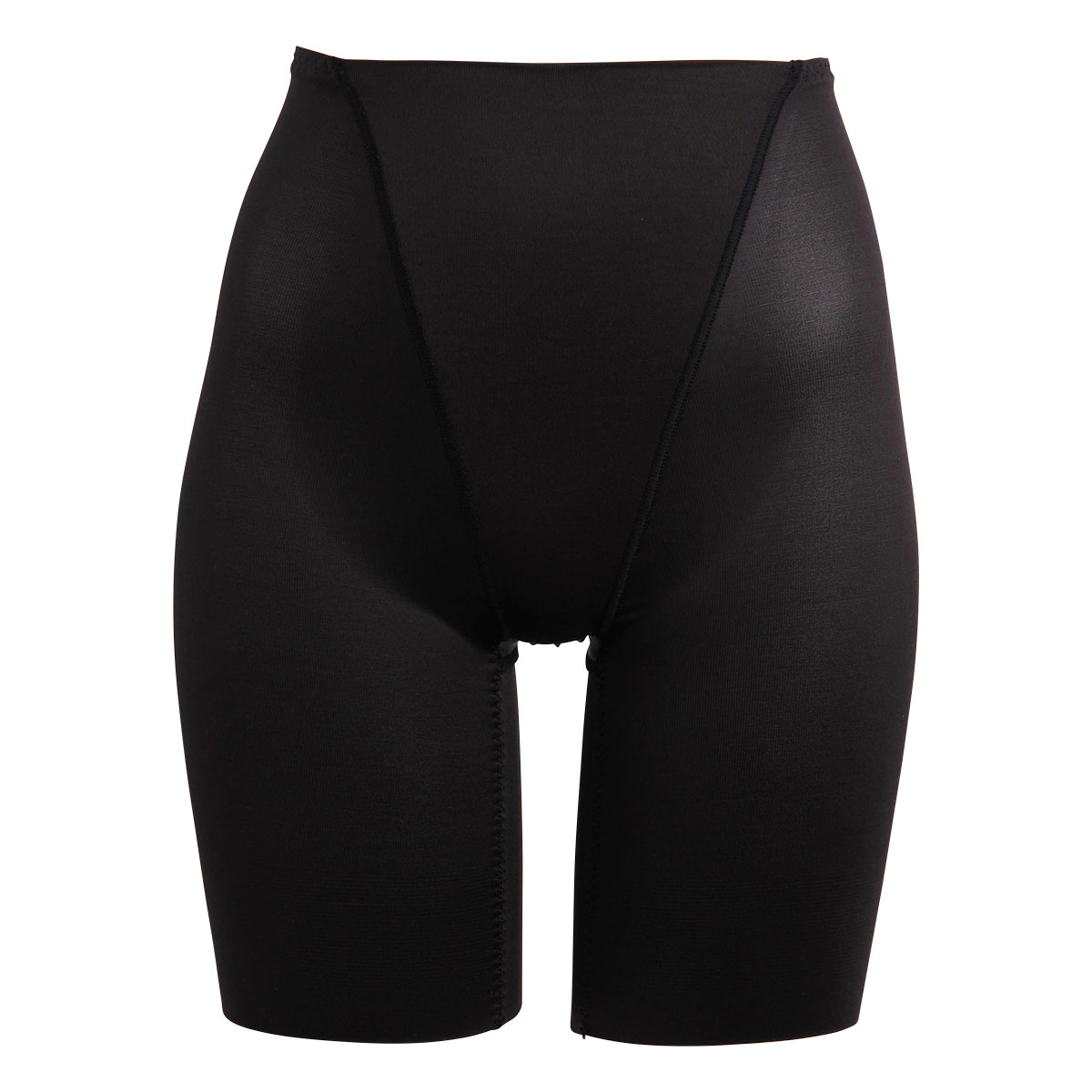 グンゼ GUNZE 軽くてコンパクトな新感覚ガードル 軽パン ウエストらくらくロングガードル(ブラック-M)