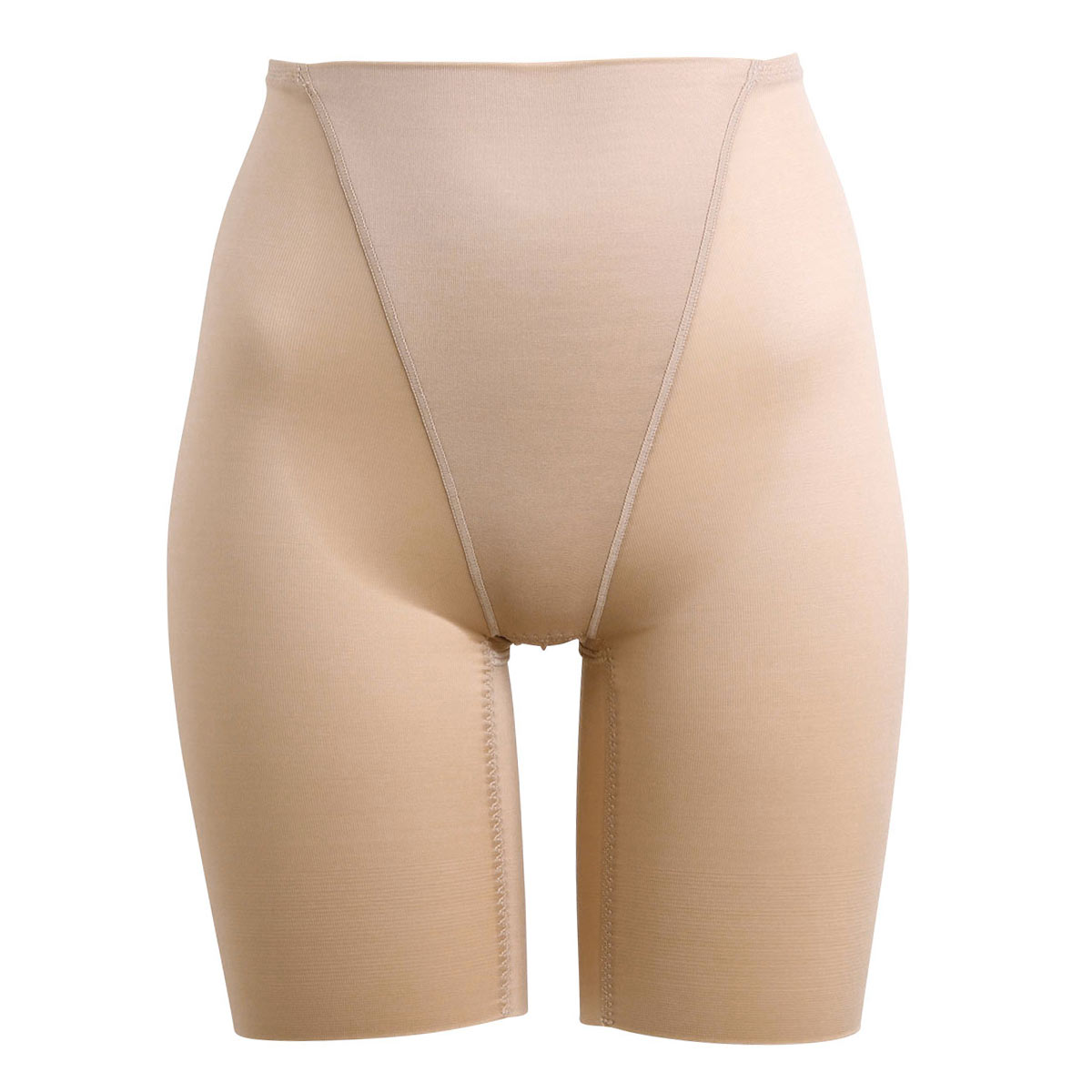 グンゼ GUNZE 軽くてコンパクトな新感覚ガードル 軽パン ウエストらくらくロングガードル(ベージュ-M)