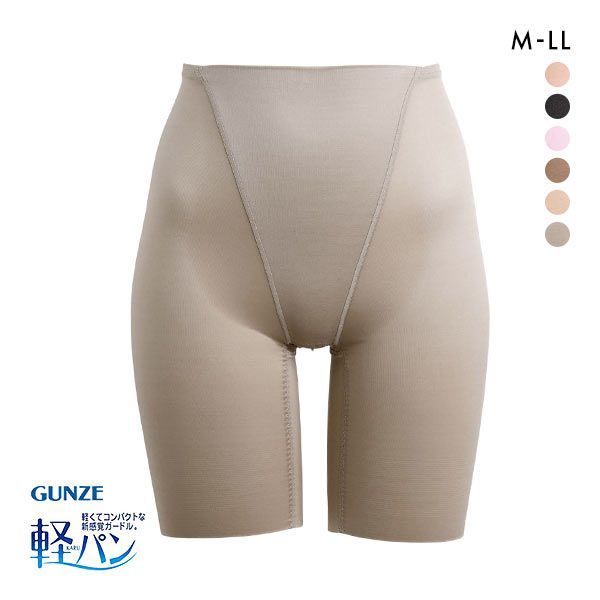 グンゼ GUNZE 軽くてコンパクトな新感覚ガードル 軽パン ウエストらくらくロングガードル