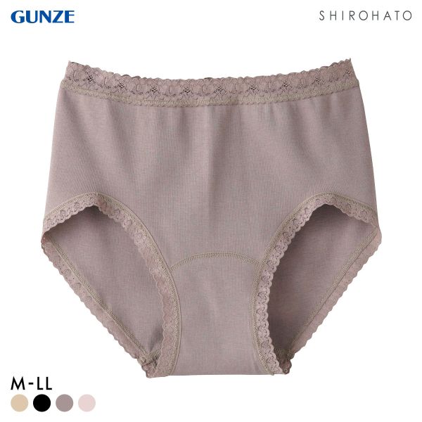 グンゼ いいここち 綿100％ やさしーく包み込む レギュラーショーツ ローレッグ 深め レディース GUNZE