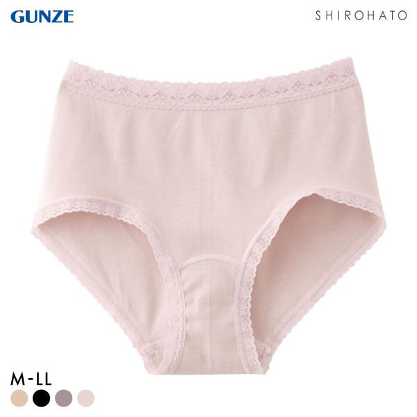 グンゼ いいここち 綿100％ やさしーく包み込む レギュラーショーツ ローレッグ 深め レディース GUNZE