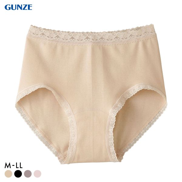 グンゼ いいここち 綿100％ やさしーく包み込む レギュラーショーツ ローレッグ 深め レディース GUNZE