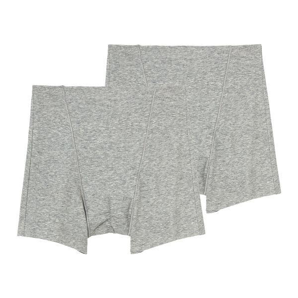 グンゼ GUNZE ひびきにくい綿85％ サニタリーショーツ ボーイレングス 一分丈 羽つきナプキン対応 2枚セット